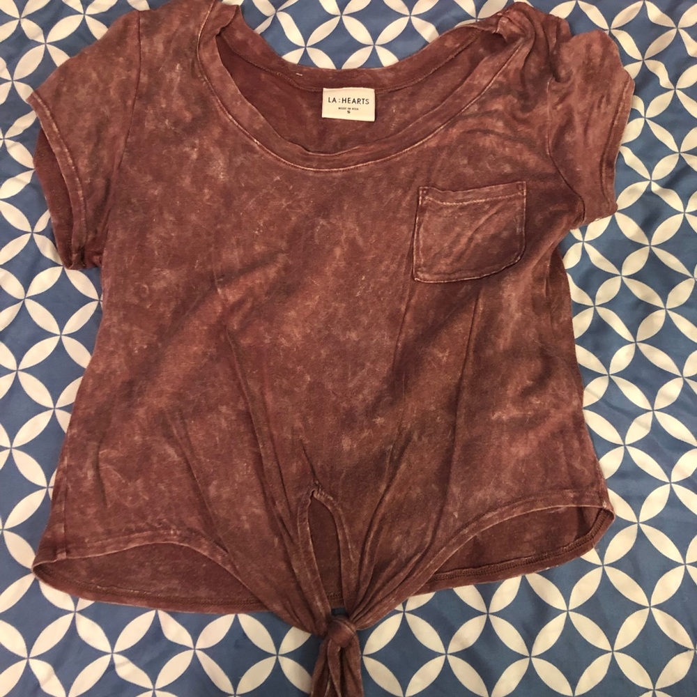 LA Hearts Crop Top
